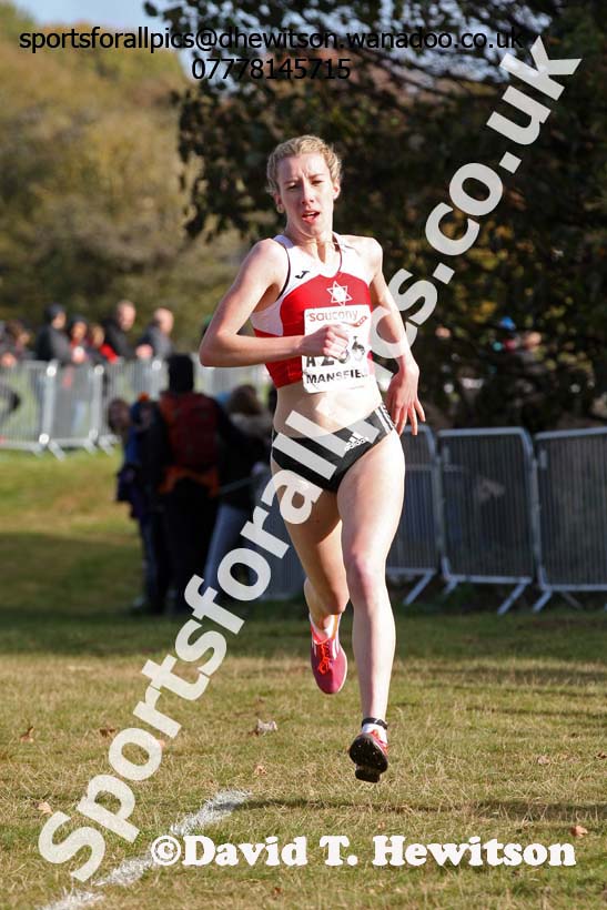 Junior women, 2016 National Cross Cpuntry Relays, Berry Hill Park, Mansfield. Photo: David T. Hewitson/Sports for All Pics